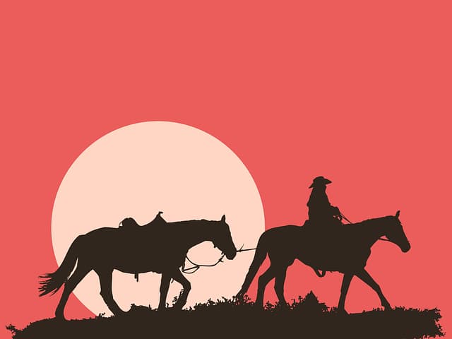 man-and-horses